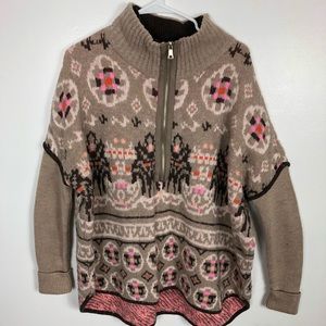 Oversized Anthropologie winter sweater